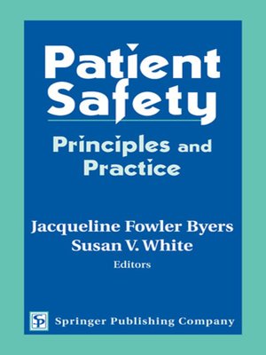 cover image of Patient Safety